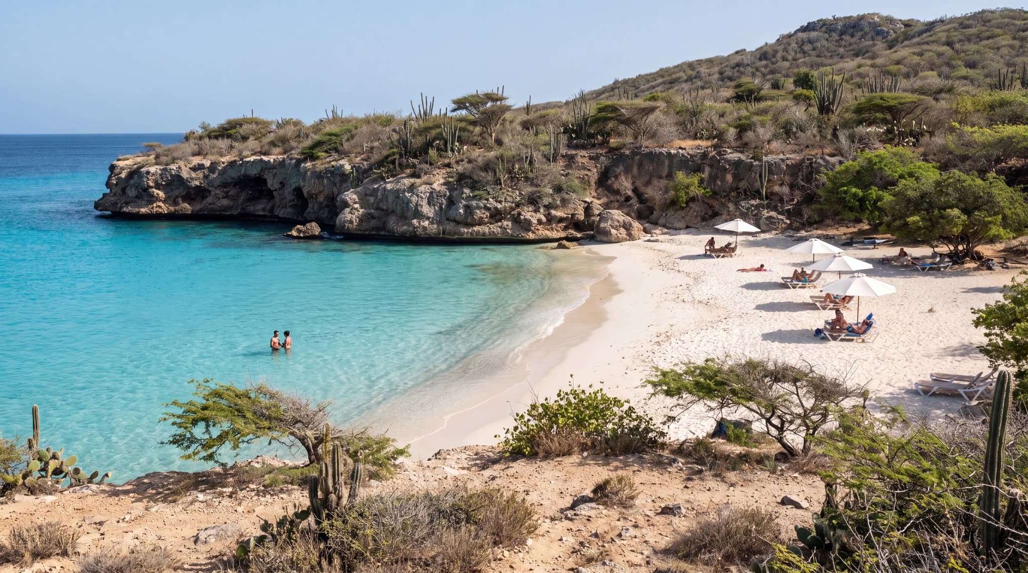 Kleine Knip (Kenepa Chikitu) in West end, near Westpunt (just north of Grote Knip), Curacao